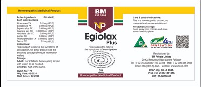 Egiolax Tablet- Label (Egiolax Tablet   Label)